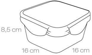 Tescoma Freshbox toidu säilitusnõu, 1,2 l цена и информация | Посуда для хранения еды | kaup24.ee