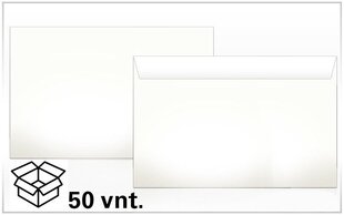 Конверты C5 с отрывной полосой, 162x229 мм, 50 шт. цена и информация | Конверты, открытки | kaup24.ee