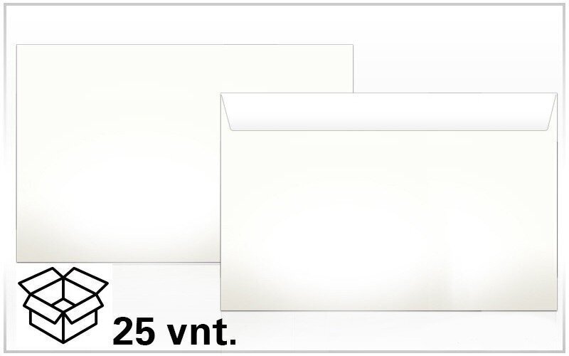 Ümbrikud C6 maharebitava ribaga, 114x162 mm, 25 tk hind ja info | Ümbrikud, postkaardid | kaup24.ee