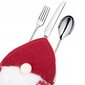 Jõulu söögiriistade tasku "Punane päkapiku müts", 2 tk цена и информация | Jõulukaunistused | kaup24.ee