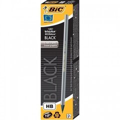 Pliiatsid Bic Evolution Black Eco HB, 12 tk цена и информация | Письменные принадлежности | kaup24.ee