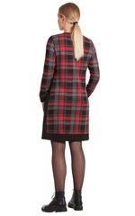 Sportlikus stiilis kleit-tuunika, punane ruuduline, Z-22460FG hind ja info | Kleidid | kaup24.ee