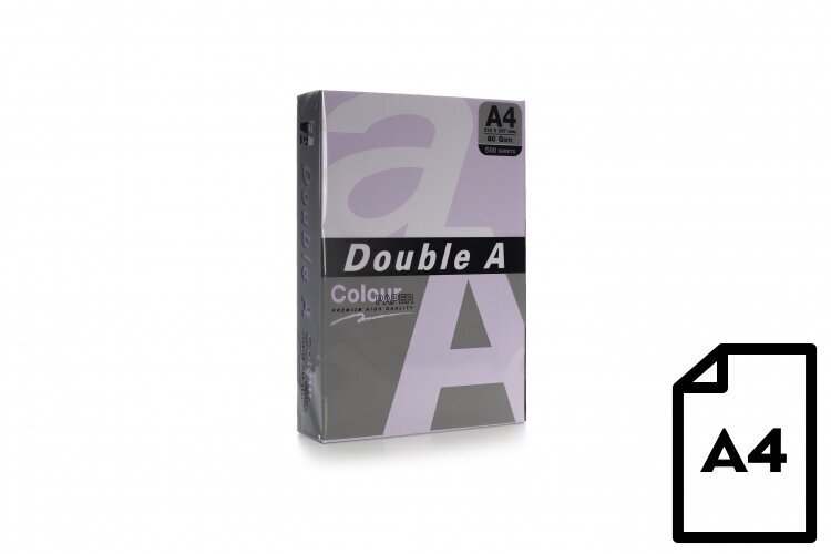 Värviline paber Double A Lavender, 80 g, A4, 500 lehte hind ja info | Vihikud, märkmikud ja paberikaubad | kaup24.ee