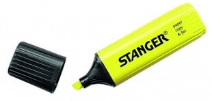 Marker STANGER, 1-5 mm, kollane, 10 tk. 180001000 цена и информация | Письменные принадлежности | kaup24.ee