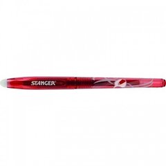 STANGER Eraser Gel Pen 0.7 mm, red, 12 pcs 18000300072 hind ja info | Kirjutusvahendid | kaup24.ee