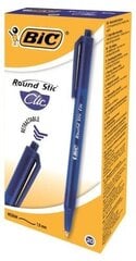 Pastapliiats BIC Round Stic Clic Blue, 20 tk 379640 hind ja info | Kirjutusvahendid | kaup24.ee