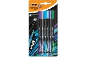 <p>Набор ручек Bic FineLiners Intensity Lagoon, 0,4 мм, набор из 6 цветов 498310.</p>
 цена и информация | Письменные принадлежности | kaup24.ee