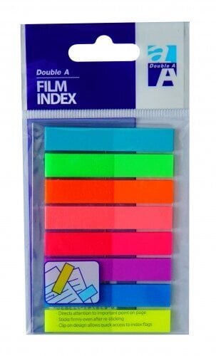 Double A Index Flag 8C 45x8 mm Full colors цена и информация | Kirjatarbed | kaup24.ee