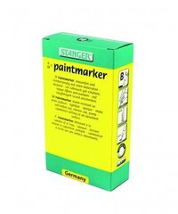 Маркер Stanger Paintmarker, 2-4 мм, 10 шт., белый цена и информация | Письменные принадлежности | kaup24.ee