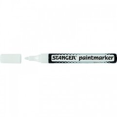 Маркер Stanger Paintmarker, 2-4 мм, 10 шт., белый цена и информация | Письменные принадлежности | kaup24.ee