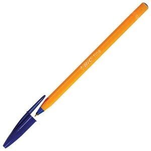 BIC ballpens ORANGE FINE 0.8 mm blue, Pouch 1 psc 101113 цена и информация | Kirjutusvahendid | kaup24.ee