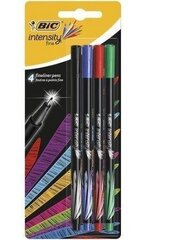 Fineliners INTENSITY FINE CLAS MIX BCL Blister 4 hind ja info | Kirjutusvahendid | kaup24.ee