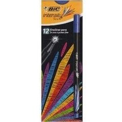 Tindipliiats BIC Fineliners INTENSITY FINE Blue BCL Box 12 цена и информация | Письменные принадлежности | kaup24.ee