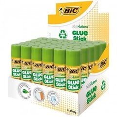 Клей-карандаш BIC ECO 8GR GP3 BCL B30 EU, 30 шт., 250468 цена и информация | Смягчает воду и защищает Вашу посудомоечную машину от извести. | kaup24.ee