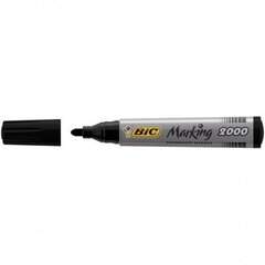 <p>Перманентный маркер Bic Eco 2000, 2-5 мм, круглая головка, черный, 1 шт. 000095.</p>
 цена и информация | Канцелярские товары | kaup24.ee