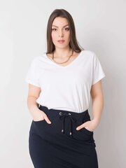 Naiste t-särk, valge XXXXL hind ja info | Naiste pluusid, särgid | kaup24.ee