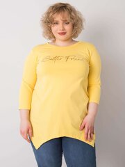 Naiste t-särk, kollane hind ja info | Naiste pluusid, särgid | kaup24.ee