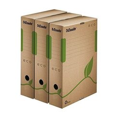 <p>Коробка архивная Esselte Eco, 80x327x233 мм, коричневая, экологическая 0830-211.</p>
 цена и информация | Канцелярские товары | kaup24.ee