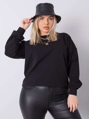 Must tavaline pluss suurusega dressipluus hind ja info | Naiste pusad | kaup24.ee