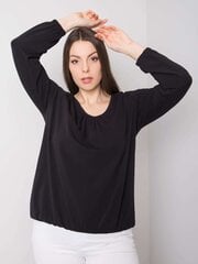 Naiste puuvillane pluus, must hind ja info | Naiste pluusid, särgid | kaup24.ee