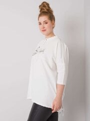 Naiste puuvillane pluus, valge hind ja info | Naiste pluusid, särgid | kaup24.ee