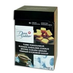 Tükksuhkur Dan Sukker, pruun, 500 g 2203-003 hind ja info | Lisandid toiduvalmistamiseks | kaup24.ee