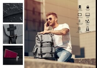 Рюкзак Packer R-bag, серый цена и информация | Рюкзаки и сумки | kaup24.ee