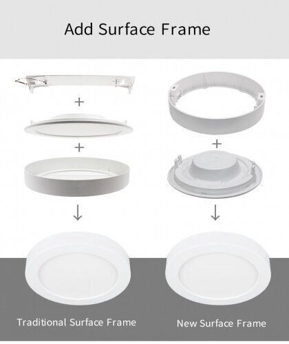 Lamp Build-in LED, 18W, 205 mm hind ja info | Rippvalgustid | kaup24.ee