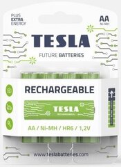 Battery Tesla AA Rechargeable+ HR06 2400 mAh 4 psc hind ja info | Patareid | kaup24.ee