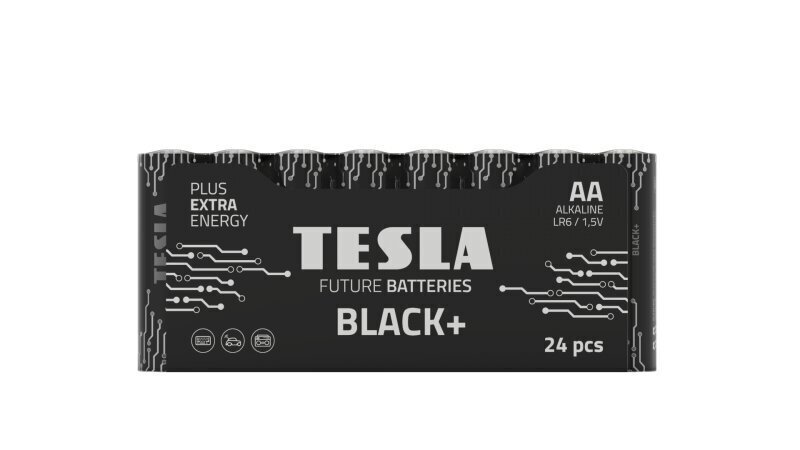 Battery Tesla AA Black+ R06 24 psc., цена и информация | Patareid | kaup24.ee