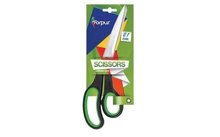 Forpus Scissors, 21cm, rubberised 1110-005 цена и информация | Смягчает воду и защищает Вашу посудомоечную машину от извести. | kaup24.ee