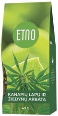 Чай ETNO из листьев и соцветий конопли, 40 г цена и информация | Чай | kaup24.ee