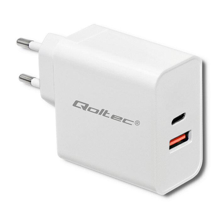 Adapter Qoltec 51715 цена и информация | Mobiiltelefonide laadijad | kaup24.ee