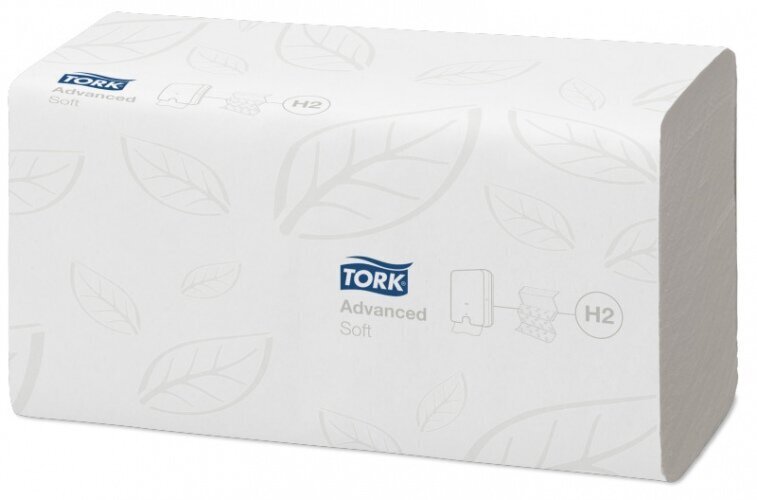 Tork Advanced Interfold H2,2-Ply, 180 sheets,25.5 x 21,2 cm 21psc. цена и информация | Kirjatarbed | kaup24.ee