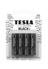 <p>Батарейки Tesla AA Black + LR06, 4 шт.</p>
 цена и информация | Батарейки | kaup24.ee