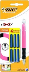 Täitesulepea BIC XPEN STD 07 BL1 + 6 CARTRIDGE EU, 941603 hind ja info | Kirjutusvahendid | kaup24.ee