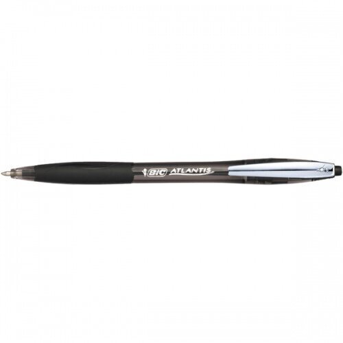 BIC Ballpoint pens ATLANTIS REFRSH 1.0 mm black, Pouch 1 pcs, 136717 цена и информация | Kirjutusvahendid | kaup24.ee