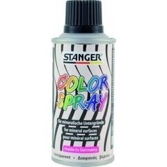 <div class="imported_description">
<p><strong>Краска-спрей Stanger Color Spray MS 150 мл, бесцветная 115000</strong><br />
<br />
Аэрозольная краска на акриловой основе предназначена для таких поверхностей как камень, дерево, пробка, пенопласт, картон. Нежно матовые светлые оттенки. Быстро сохнет, хорошо порывается. Устойчивая к воде и УФ лучам. Клапан 360 °. Соответствует требованиям REACH. Произведено в Германии.</p>
</div>
 цена и информация | Принадлежности для рисования, лепки | kaup24.ee