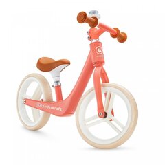 Балансировочный велосипед Kinderkraft Fly Plus, magic coral цена и информация | Детский трехколесный велосипед - коляска с удобной ручкой управления для родителей Riff F95941 2в1, фиолетовый | kaup24.ee