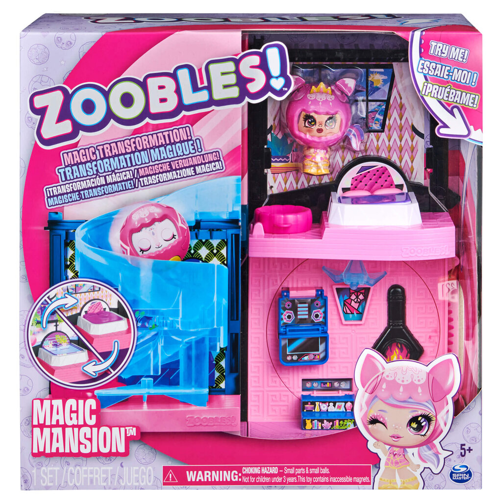 Mängukomplekt Zoobles Magic Mansion, 6061366 цена и информация | Tüdrukute mänguasjad | kaup24.ee