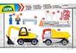 LENA® Truckies Seti ehitusplats 01631 цена и информация | Poiste mänguasjad | kaup24.ee