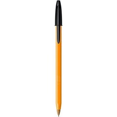 <p>Ручка шариковая Bic Orange Fine, 0,8 мм, черная, 1 шт. 101144.</p>
 цена и информация | Письменные принадлежности | kaup24.ee