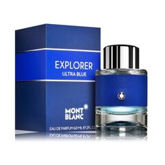 Tualettvesi Mont Blanc Explorer Ultra Blue EDP meestele 60 ml цена и информация | Мужские духи | kaup24.ee