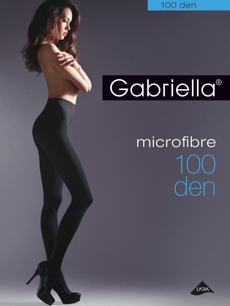 Naiste sukkpüksid Microfibre 100, mustad, 100 Den hind ja info | Sukkpüksid | kaup24.ee