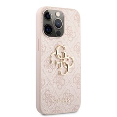 GUHCP13L4GMGPI Guess PU 4G Metal Logo Case for iPhone 13 Pro Pink hind ja info | Telefoni kaaned, ümbrised | kaup24.ee
