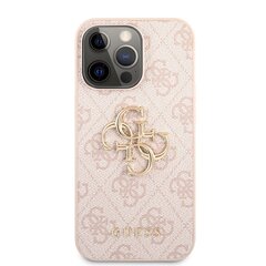 GUHCP13L4GMGPI Guess PU 4G Metal Logo Case for iPhone 13 Pro Pink hind ja info | Telefoni kaaned, ümbrised | kaup24.ee
