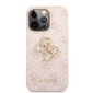 GUHCP13L4GMGPI Guess PU 4G Metal Logo Case for iPhone 13 Pro Pink цена и информация | Telefoni kaaned, ümbrised | kaup24.ee