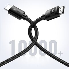 Ugreen HDMI 2.0 - HDMI 2.0 4K cable 2m black (HD119 40101) hind ja info | Mobiiltelefonide kaablid | kaup24.ee