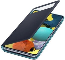 EF-EA516PBE Samsung S-View Case for Galaxy A51 5G Black цена и информация | Чехлы для телефонов | kaup24.ee