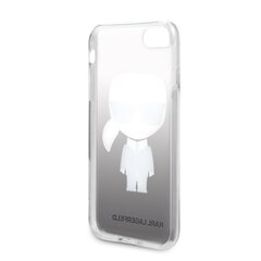 KLHCI8TRDFKBK Karl Lagerfeld Iconic Degrade Cover for iPhone 7/8/SE2020 Black hind ja info | Telefoni kaaned, ümbrised | kaup24.ee